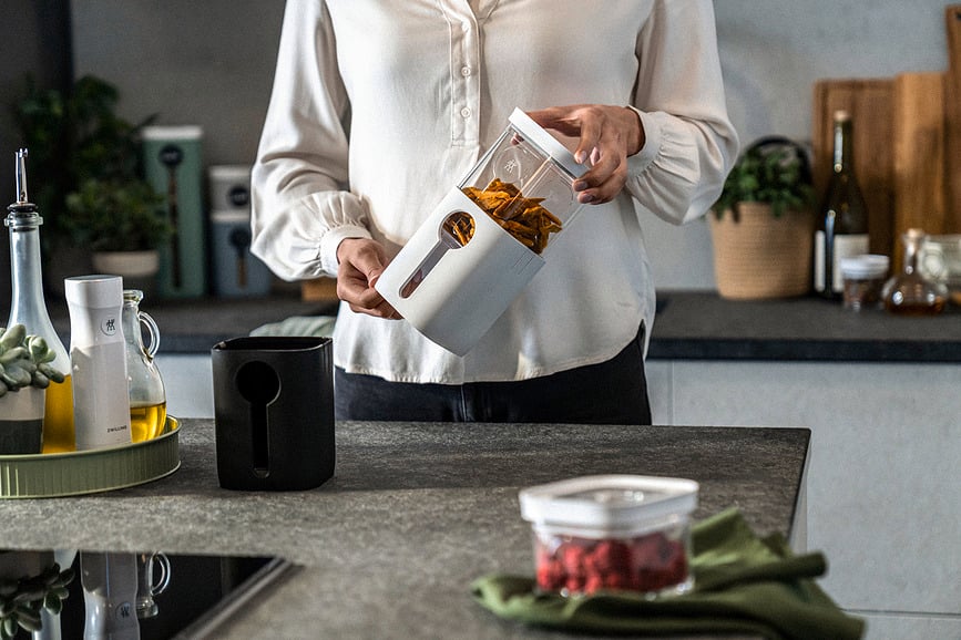 Fresh & Save Cube Poklopac za vakuumski spremnik 320 ml sivi