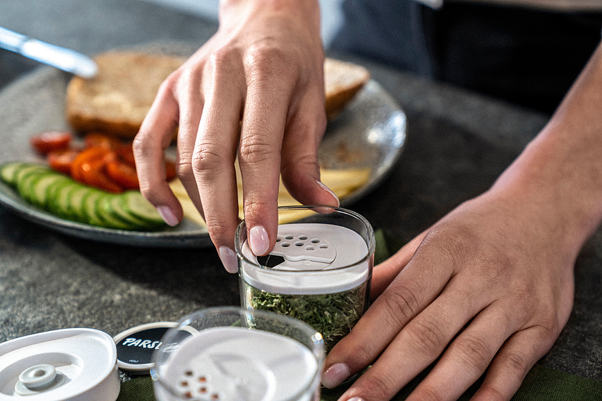 Fresh & Save Cube Posode za vakuumiranje, 120 ml, sive, 3 kosi