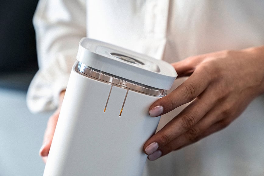 Fresh & Save Cube Housse pour récipient sous vide, 1,3 l, menthe