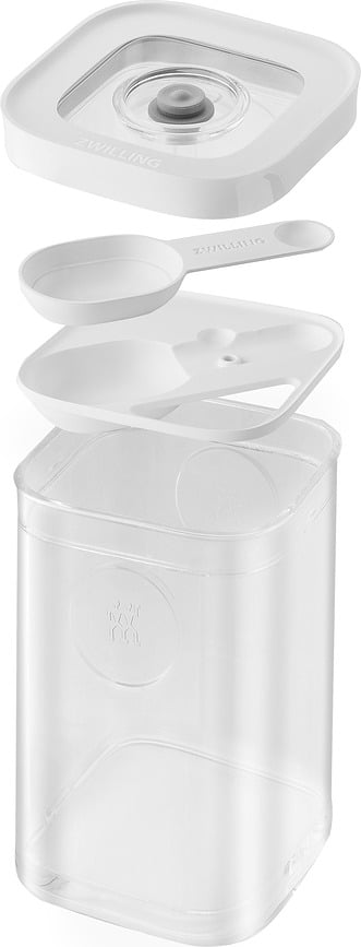 Fresh & Save Cube S Boîtes sous vide, avec insert, étiquettes et marqueur craie, Set 11 pièces