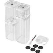 Fresh & Save Cube Vakuum-Behälter S mit Einsatz, Etiketten und Kreidestift 11 El.