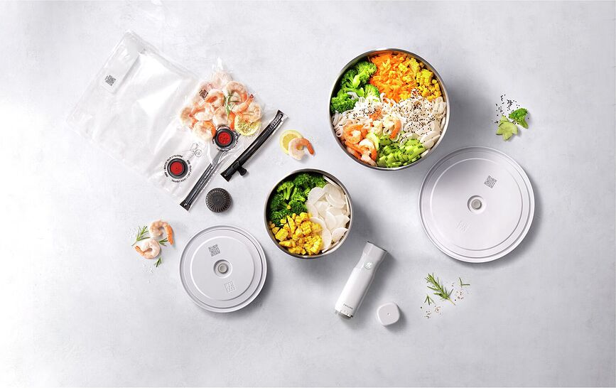 Fresh & Save Vacuum Bowls with Bags and Pump, 5-piece set