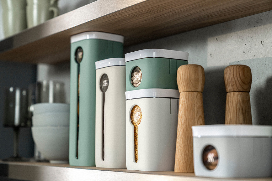 Funda protectora Fresh & Save Cube, para contenedor al vacío de 1,3 l, menta