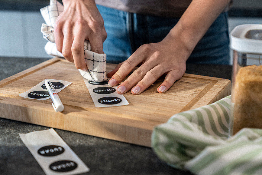 Guías de Posicionamiento para etiquetas Fresh & Save Cube, 3 unidades