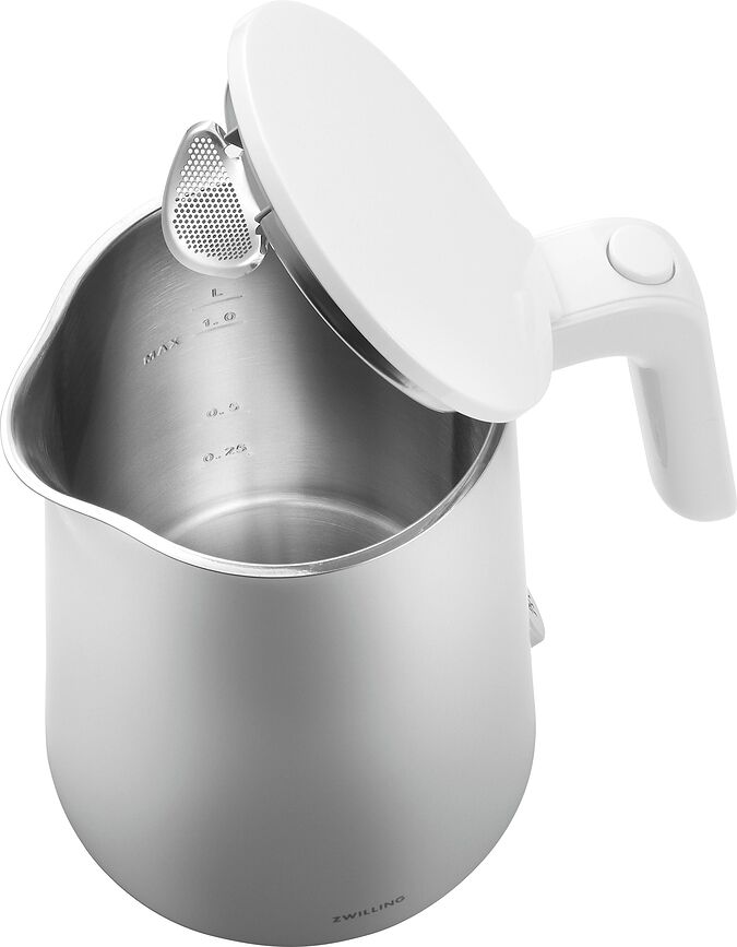 Hervidor eléctrico Enfinigy, 1 L, plateado