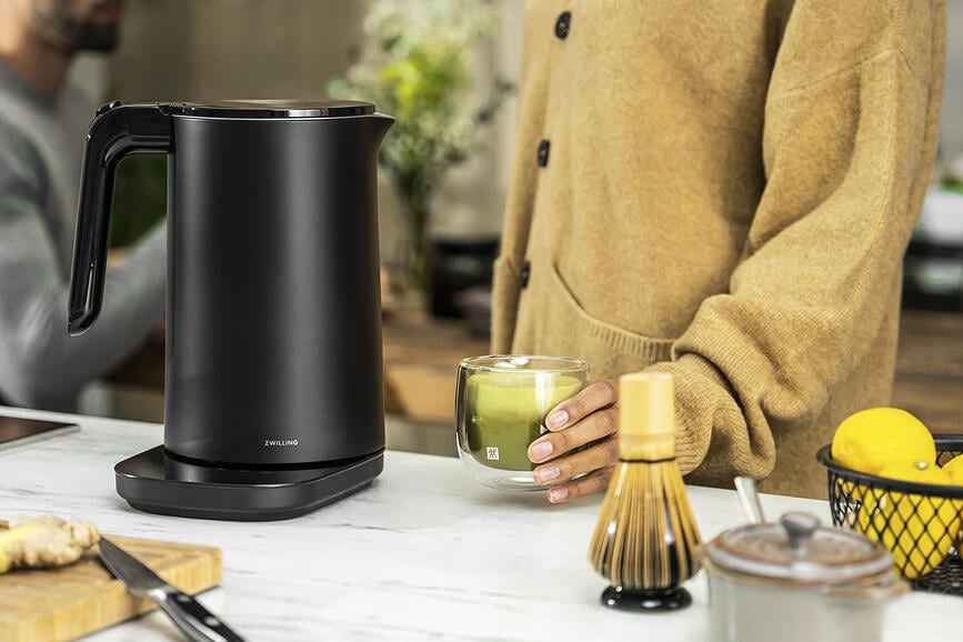 Hervidor Eléctrico Enfinigy, con control de temperatura, negro