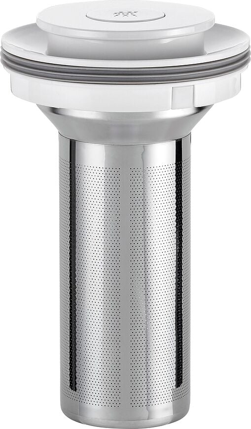 Hervidor eléctrico Enfinigy, blanco, con infusor para té