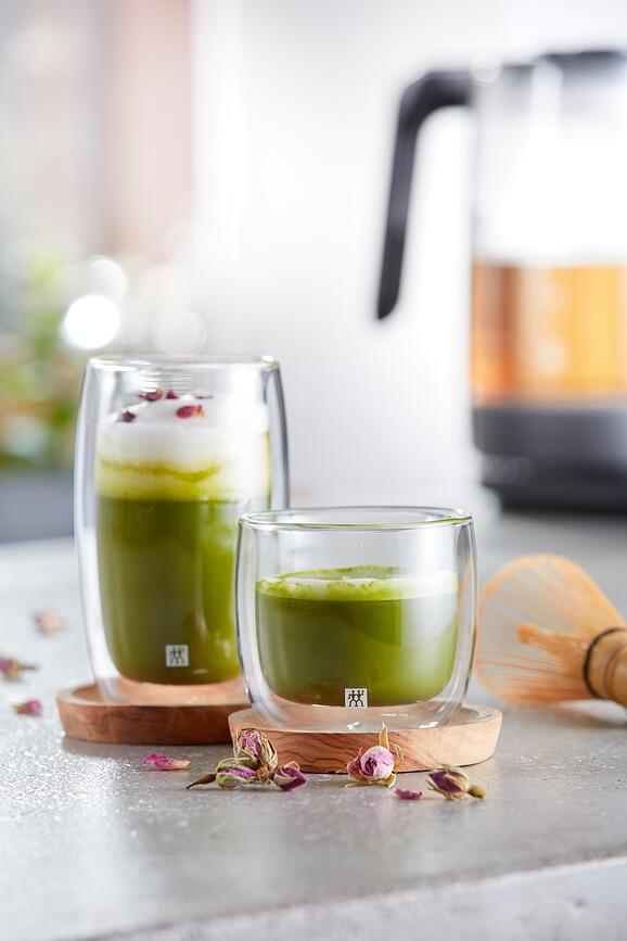 Hervidor eléctrico Enfinigy, blanco, con infusor para té