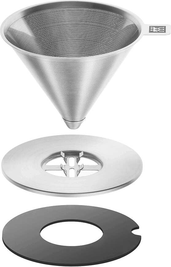 Kávé dripper üveg pohárral, 2 db-os készlet