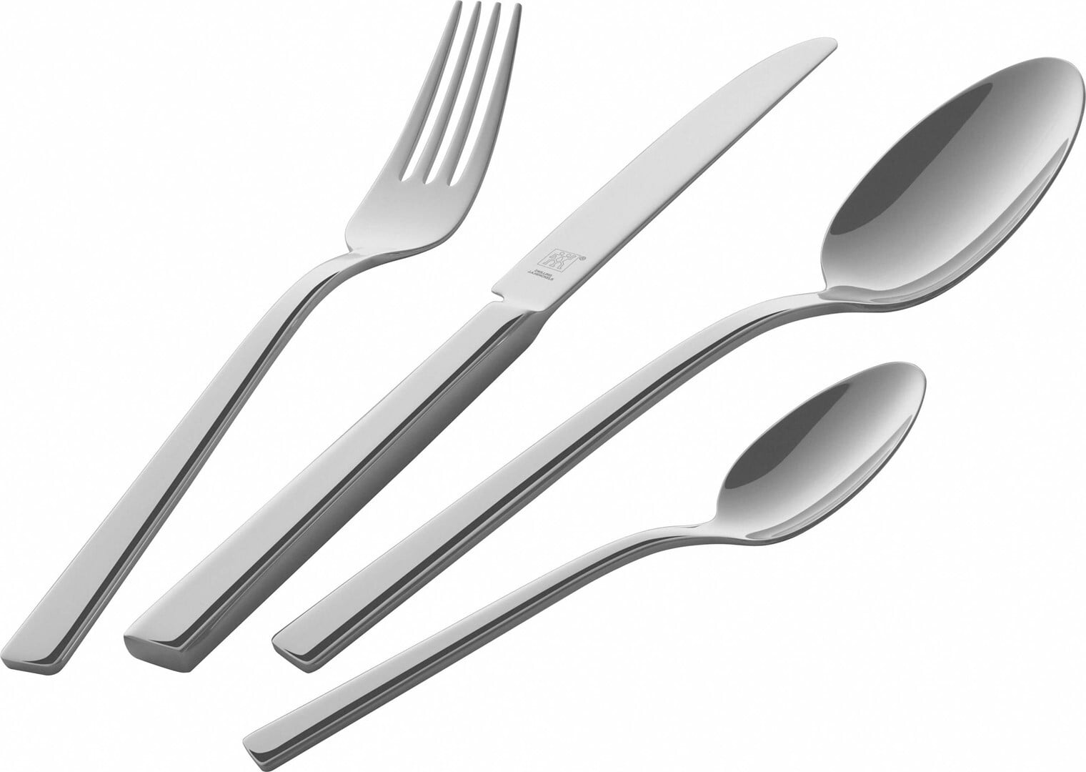 King Besteckset, Edelstahl, silber matt, 68-teilig