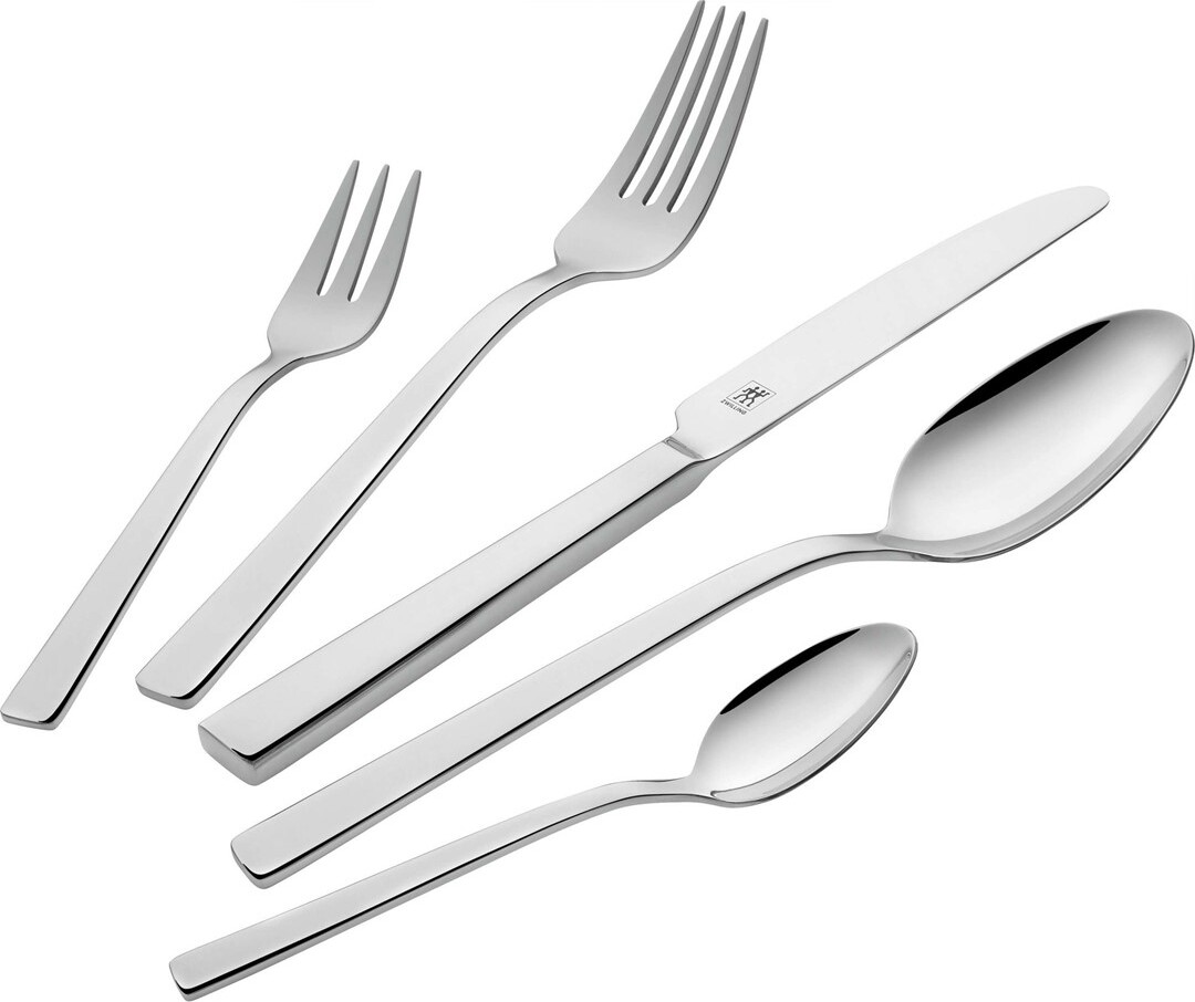 King Besteckset, silber, Edelstahl, 68-teilig