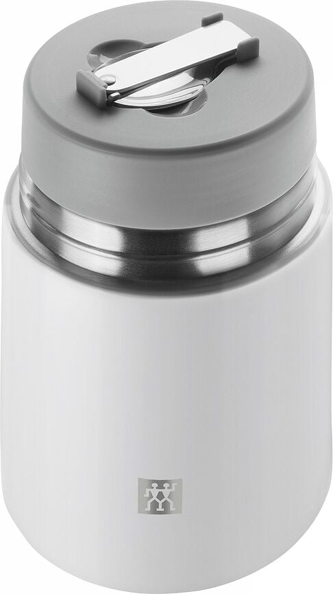 Lunch thermoskan Thermo 700 ml wit met lepel