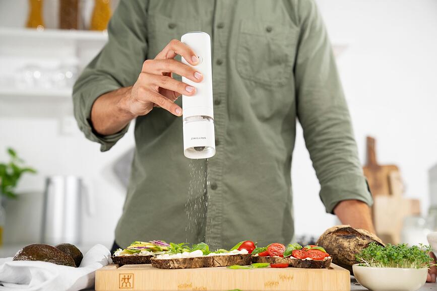 Molinillo de Especias Enfinigy, blanco