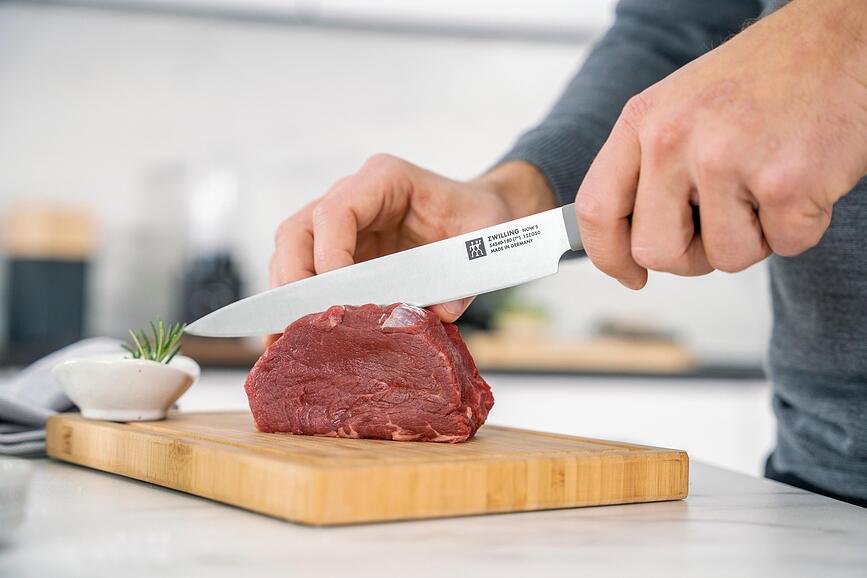 Now S Bloc de Couteaux avec 3 couteaux, noir