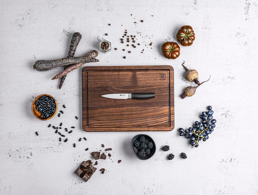 Now S Block with 4 knives, scissors and sharpener black