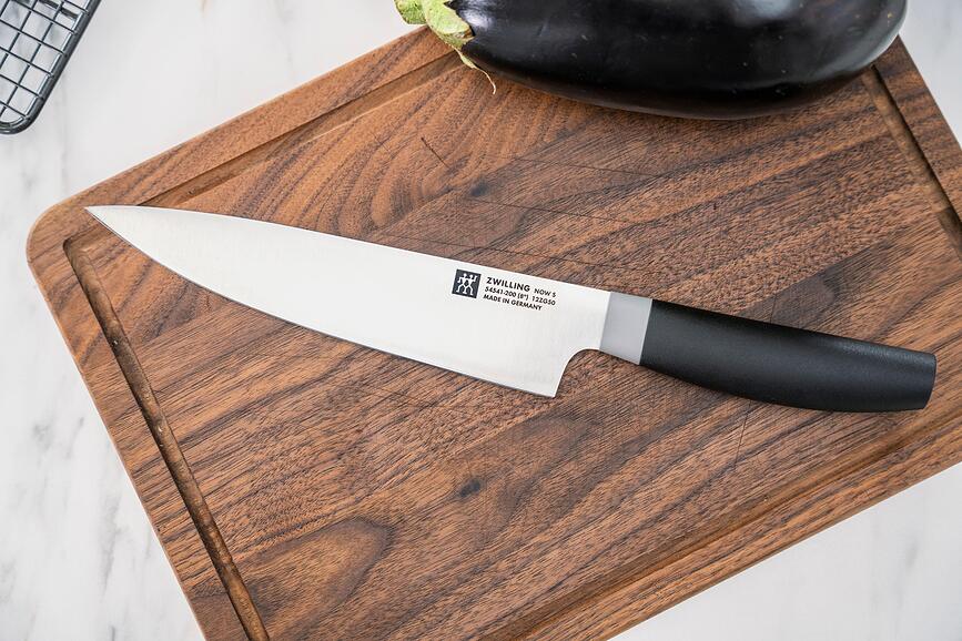 Now S Blok za nože, črn, s 3 noži