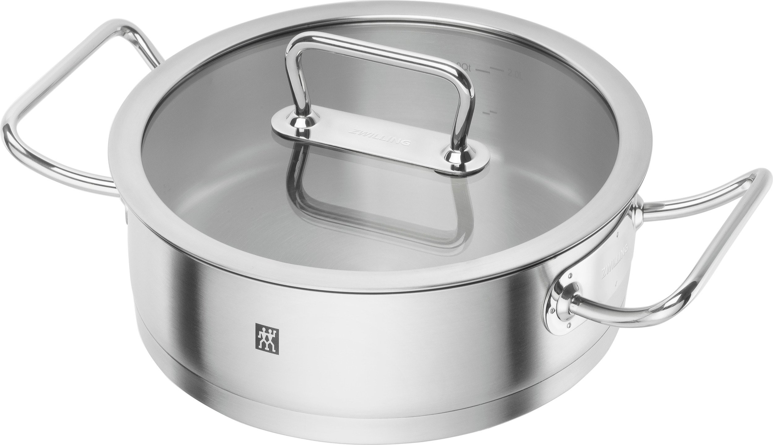 Patelnia Zwilling Pro 24 cm z dwoma uchwytami i pokrywką