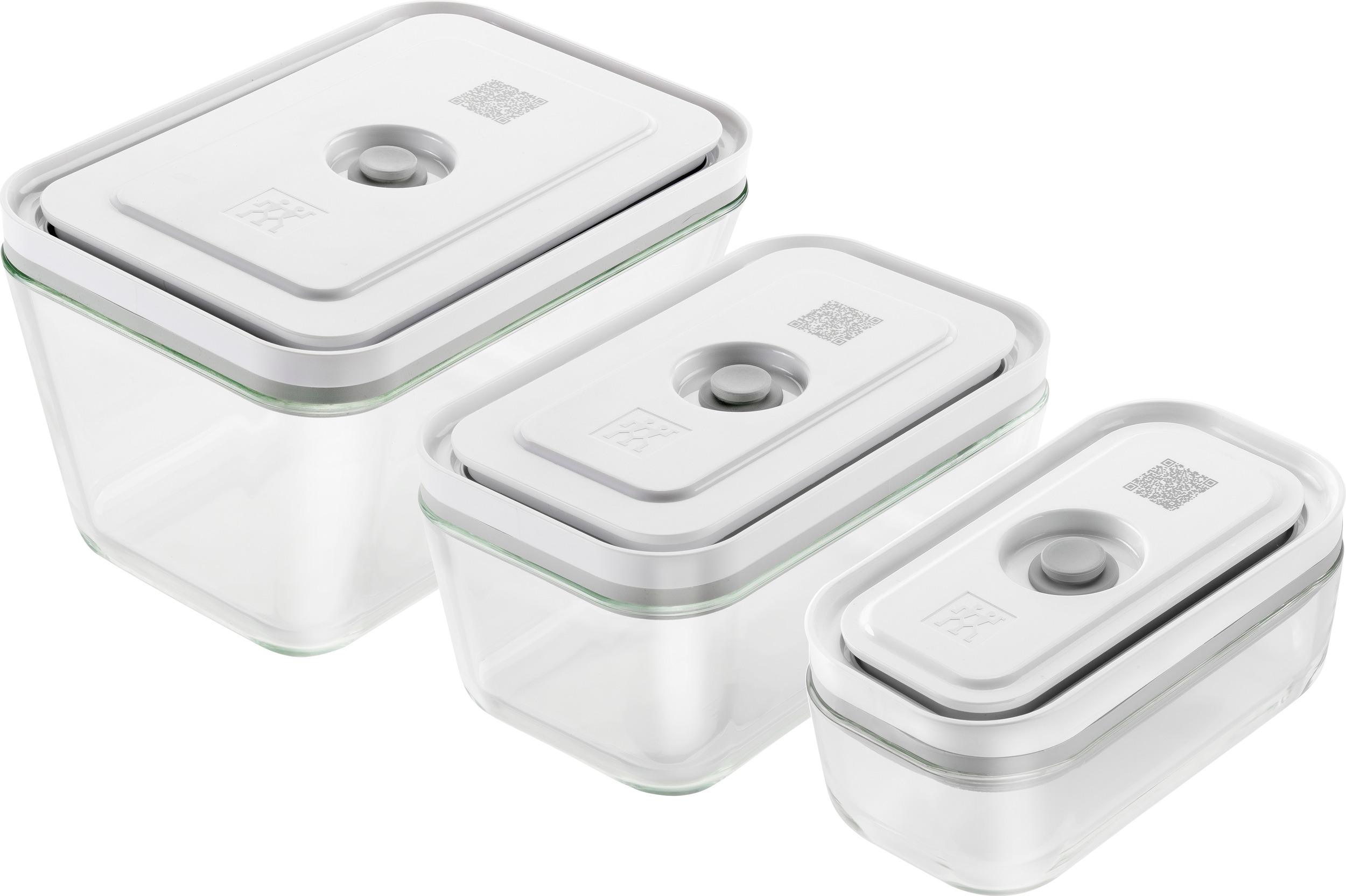 Pojemniki próżniowe Zwilling Fresh & Save szklane 3 szt.