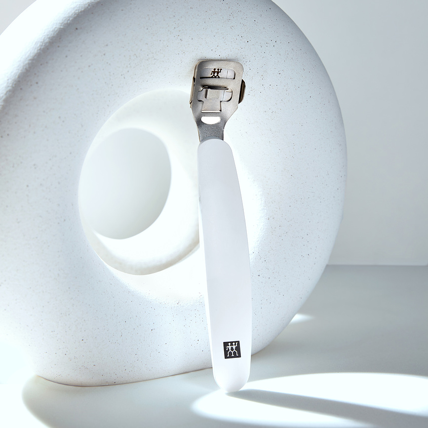 Premium Strgalo za pete, 15 cm, belo, z 10 rezili, 11-delni set