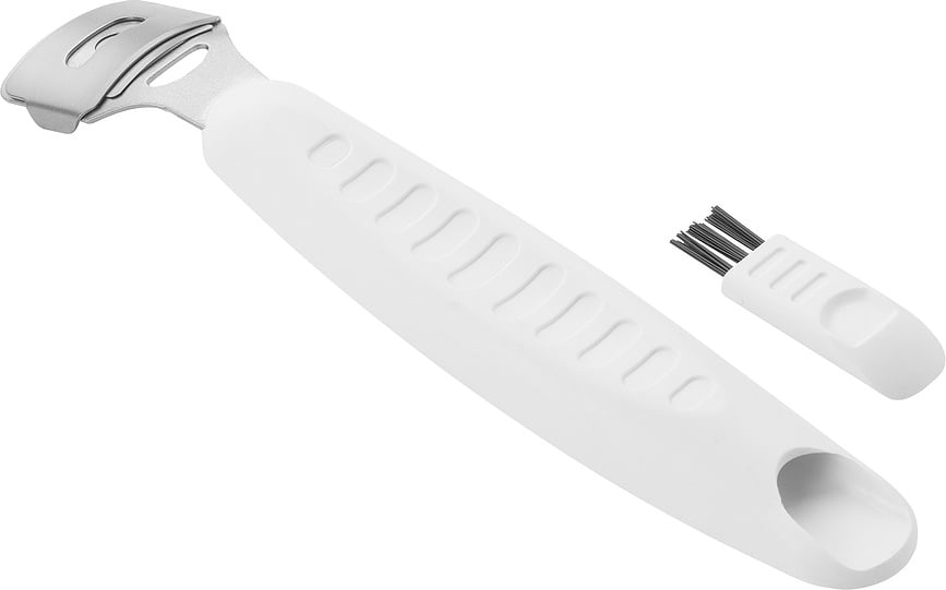 Premium Strugač za Pete 15 cm bijeli s 10 zamjenskih oštrica Set od 11 dijelova