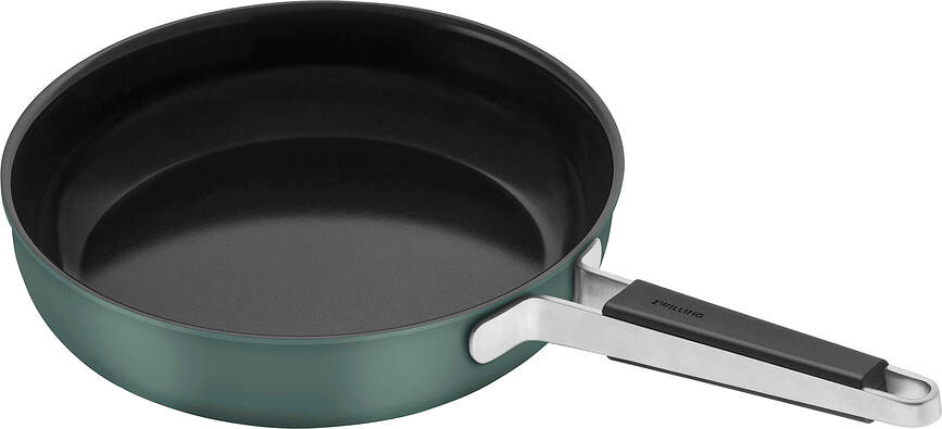 Pure Ondiepe koekenpan zwart-groen