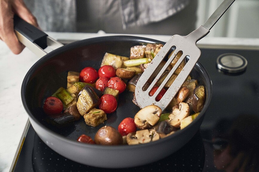 Pure Poêle basse, 28 cm, grise