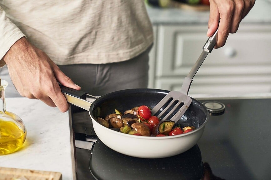 Pure Poêle peu profonde, 28 cm, crème