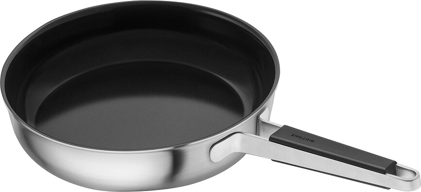 Pure Shallow Frying Pan, stainless steel