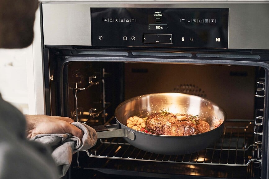 Pure Τηγάνι ρηχό, 28 εκ., γκρι