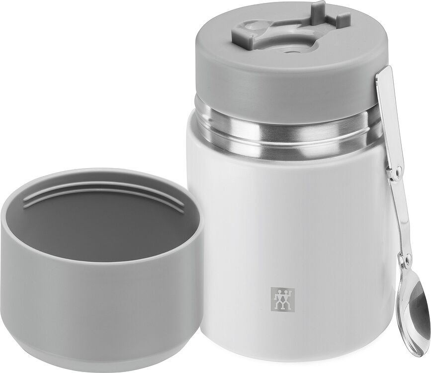 Pusdienu termoss Thermo ar karoti balts 700 ml