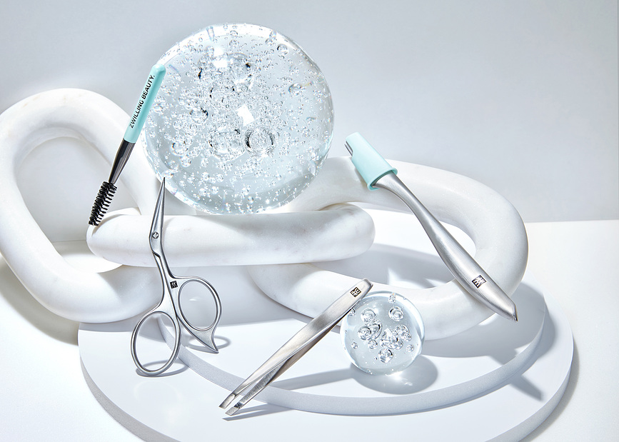 Rasoir Facial avec 3 lames et un embout, 15 cm, Premium, Set 5 pièces