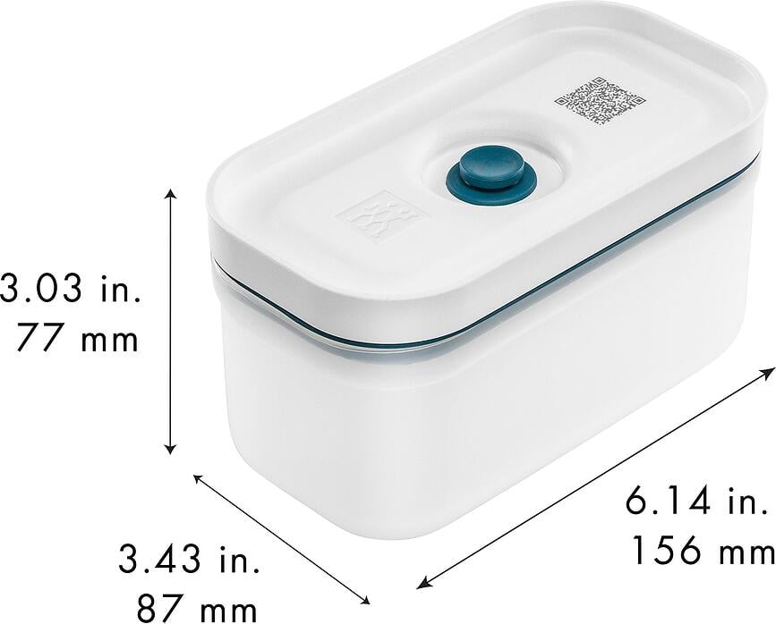 Contenedor al vacío Zwilling Fresh & Save, 500 ml, transparente