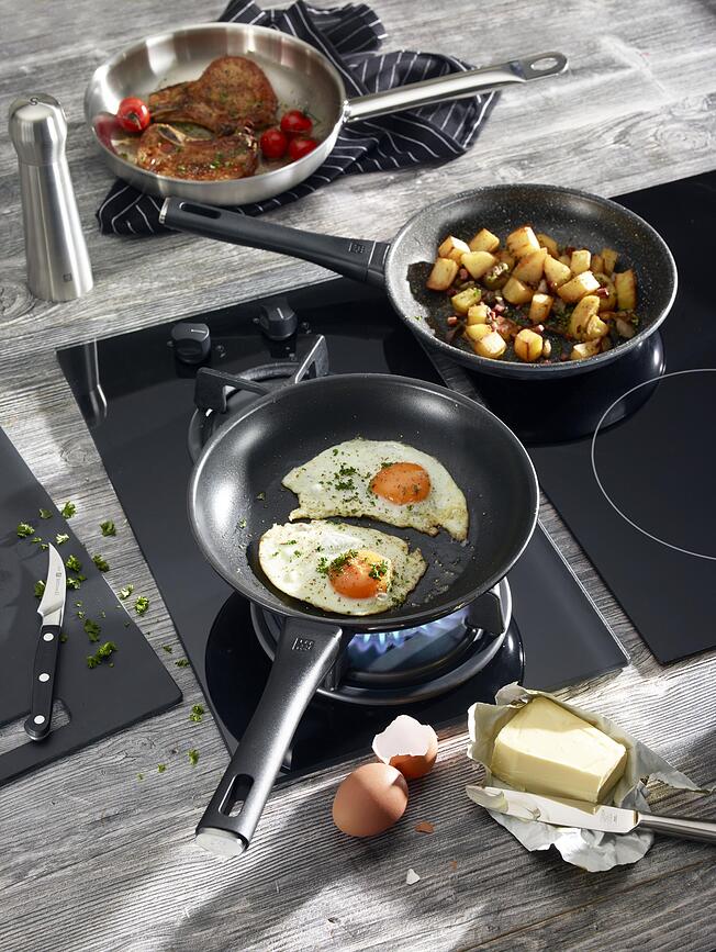 Sartén antiadherente efecto granito Marquina Plus, 24 cm