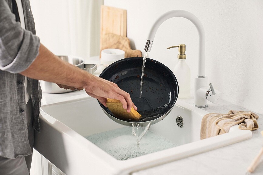 Sartén baja de acero Pure, 28 cm