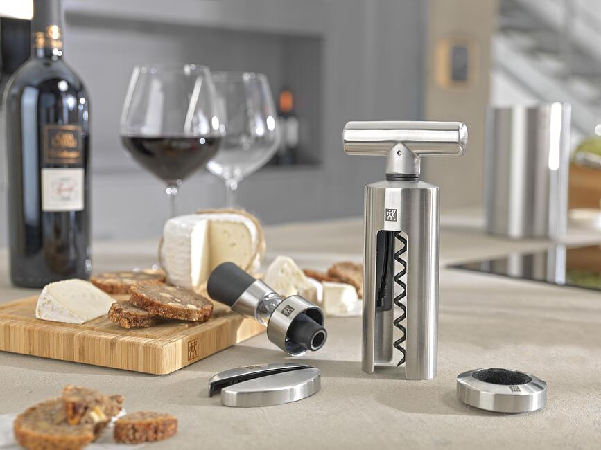 Set de Accesorios para Vino Zwilling Sommelier, Set de 4 piezas