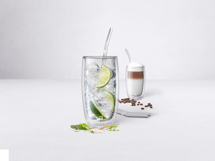 Sorrento Slamice s čistilno ščetko, barvne, 4 kosi