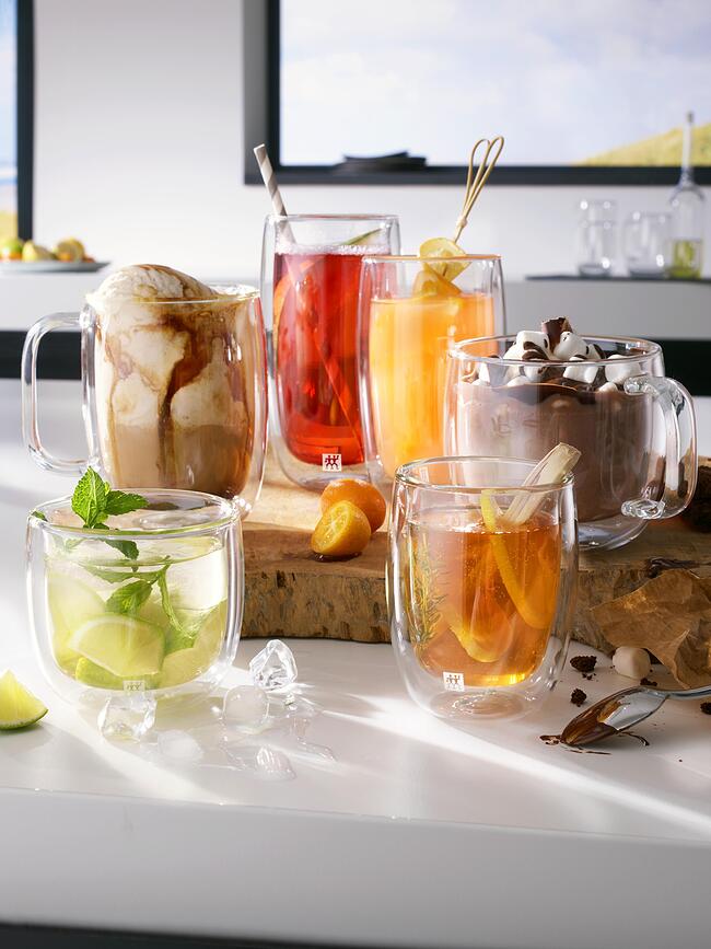 Sorrento Verres à Thé 240 ml, Lot de 2