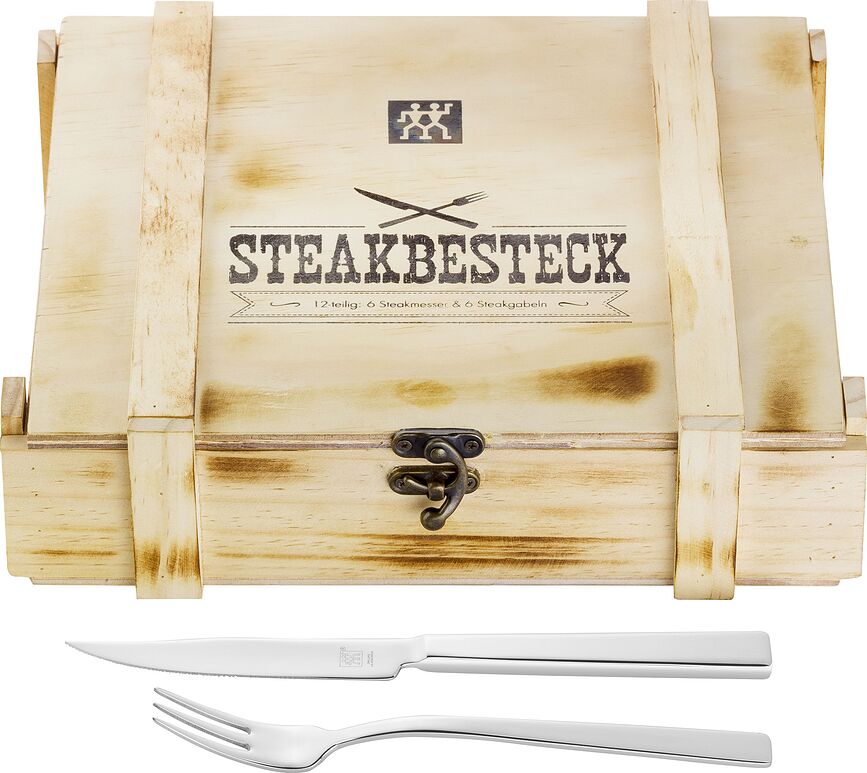 Specials Couverts à steak, en coffret, Set 12 pièces