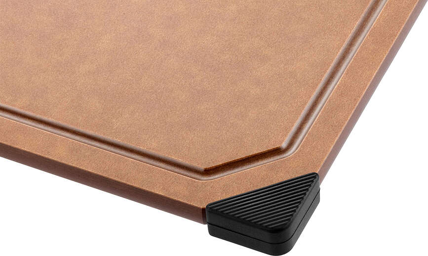 Tabla de cortar de fibra de madera Zwilling, 25,5 x 37 cm, negra