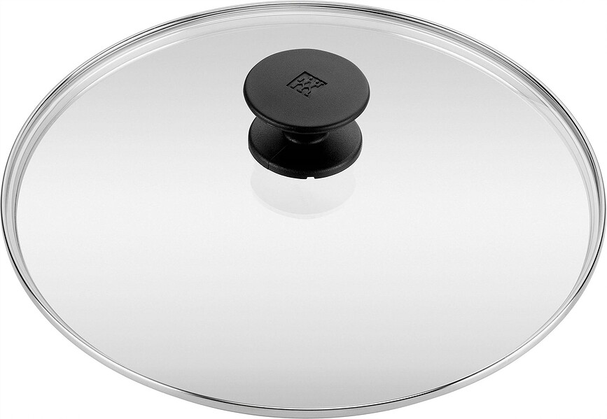 Terreno Plus Ponev globoka s pokrovom, 28 cm, siva, 2 kosa