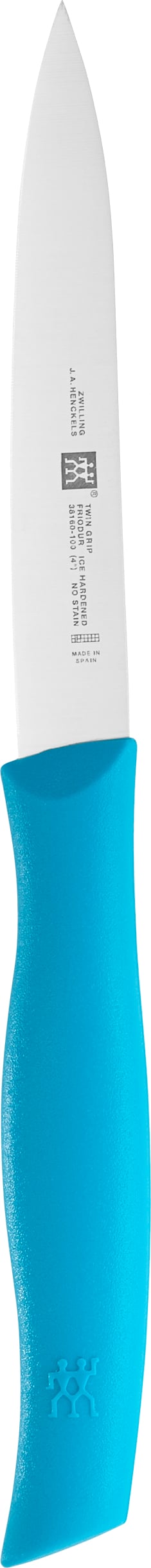 Twin Grip Gemüse- und Obstmesser 10 cm blau