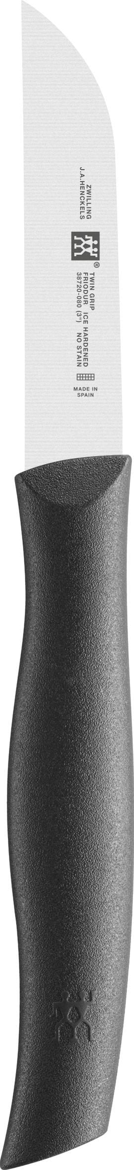 Twin Grip Gemüse- und Obstmesser 8 cm schwarz