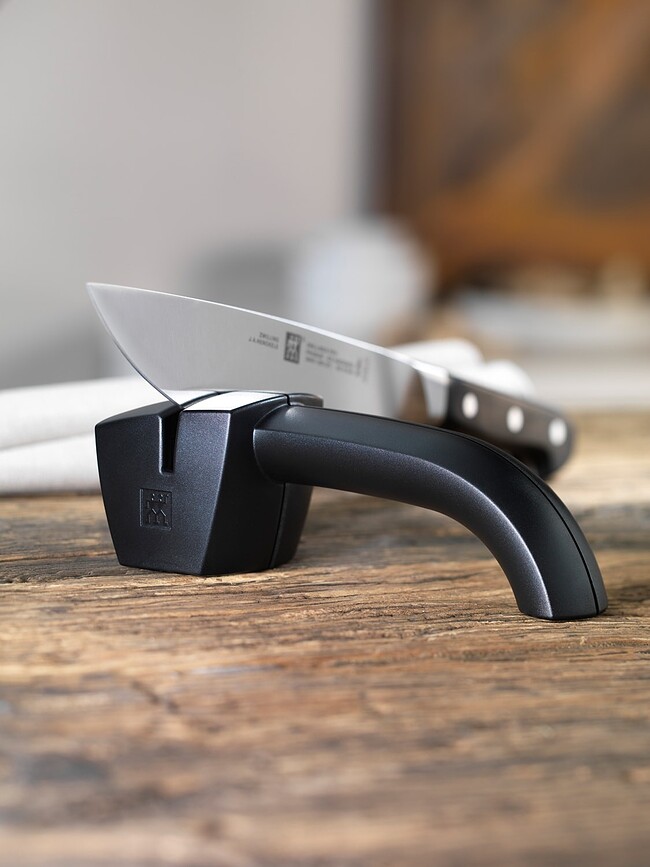 Twin Sharp Aiguiseur à Roulettes pour Couteaux, acier et céramique