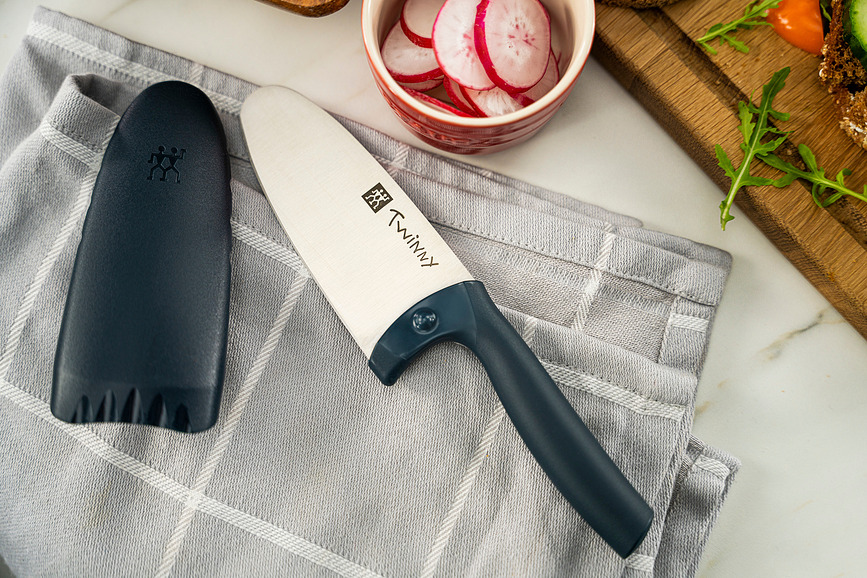 Twinny Nož kuharski, za otroke, 10 cm, moder