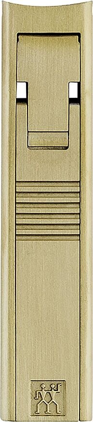 Twinox Gold Edition Maniküüri tarvikud lõikuriga nahkkotis 3 tk.