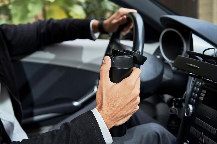 Taza térmica Thermo, 450 ml, blanca