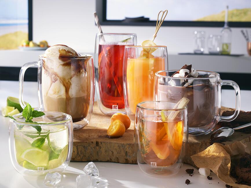 Vasos Sorrento, para té, 240 ml, Pack de 2 unidades