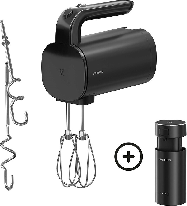 Xtend Ročni mešalnik, brezžični, črn, z akumulatorjem in polnilcem