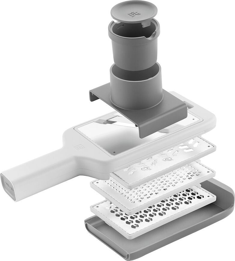 Z-Cut Râpe Multifonction, avec coupe-légumes, 3 lames