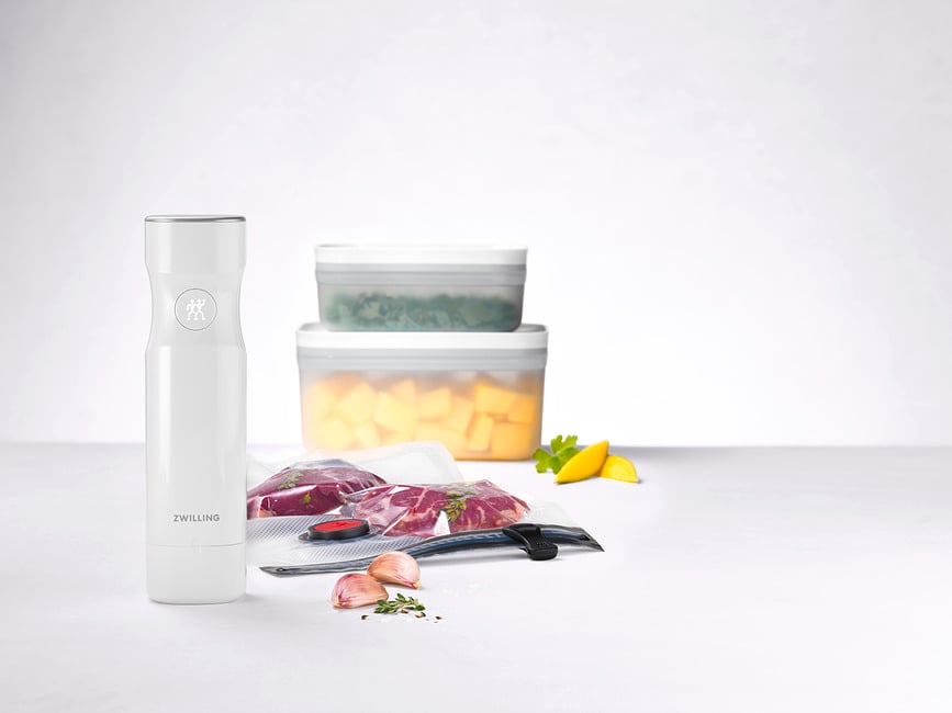 Zwilling Fresh & Save Kit de Démarrage sous Vide, avec pompe et sacs, Set 7 pièces